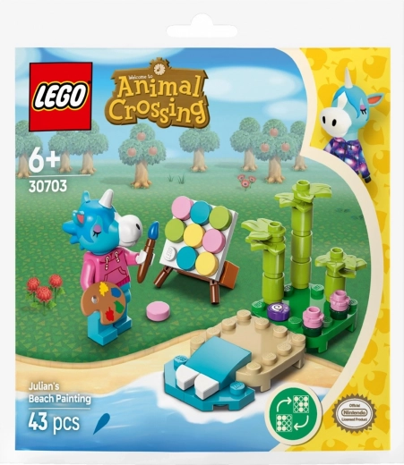 LEGO® Animal Crossing™ 30703 La plage de peinture de Julian