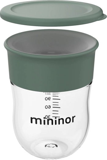 Gobelet d’apprentissage Mininor 220 ml willow green