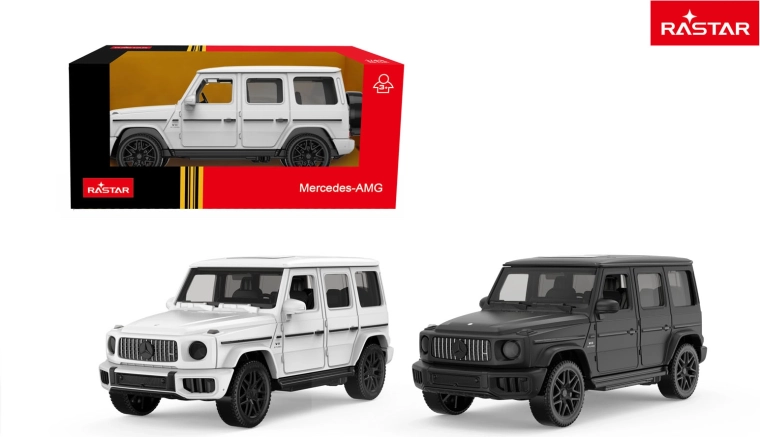 Petite voiture en métal Rastar Mercedes AMG G63 1:43 noire