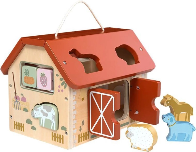 Maisonnette de ferme Montessori en bois Baby Mix
