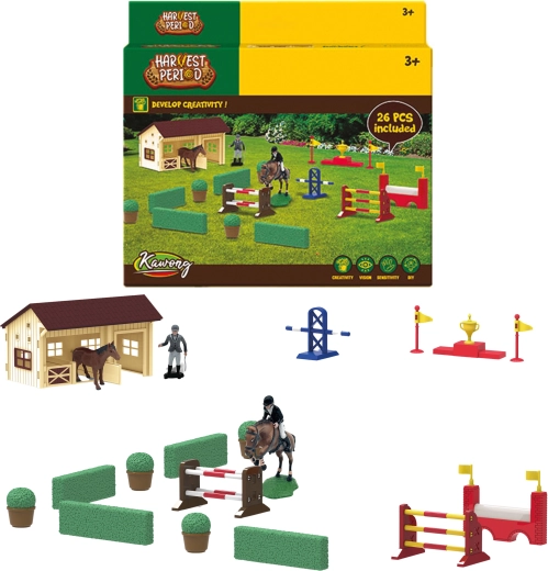 Farm Service ensemble de sport équestre Parkour 26 pcs