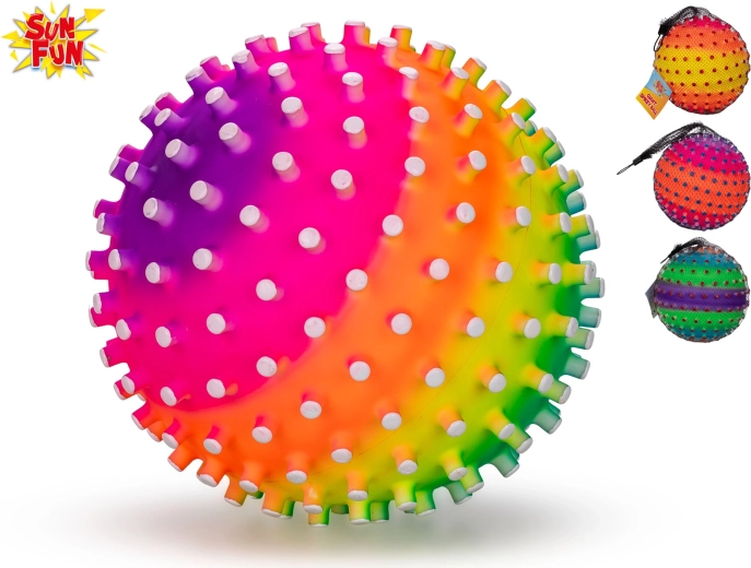 Sun Fun balle 21 cm – balle en plastique colorée pour le jardin, le parc et la piscine