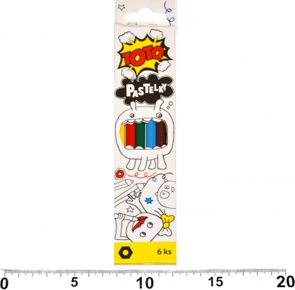 Crayons hexagonaux 6 pièces