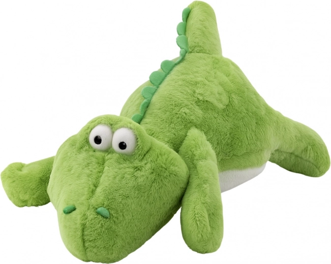 Crocodile en peluche vert clair 42 cm