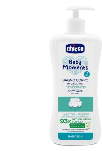 Chicco Baby Moments Tenderness shampoing corps avec дозeur 500 ml