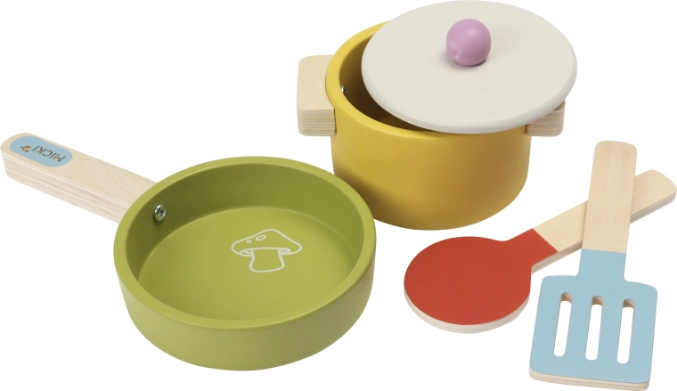 Set de dinette en bois pour enfants Micki