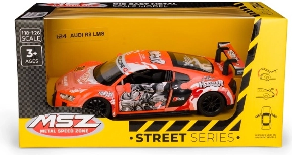 Modèle de collection MSZ Audi R8 LMS WASA à l'échelle 1:24