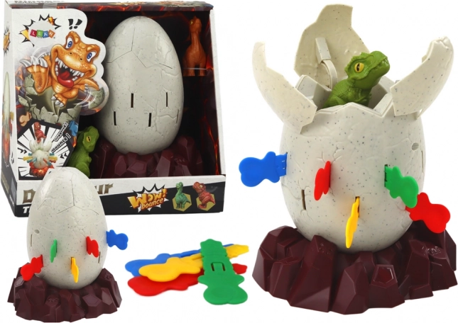 Jeu d'œuf éjectable de dinosaure