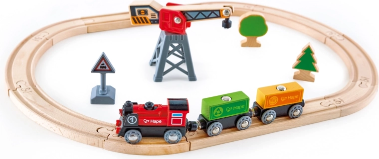 Circuit de train avec locomotive électrique