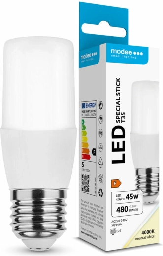 Ampoule LED Modee Lighting Special Stick T35 4,9 W E27, blanc neutre, 480 lm