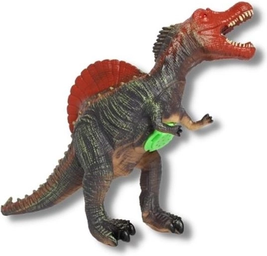Figurine de dinosaure Spinosaurus avec son