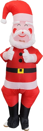 Costume gonflable de Saint-Nicolas pour adultes