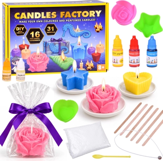 Kit créatif pour fabriquer des bougies parfumées Candles Factory