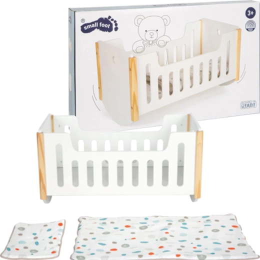 Berceau en bois pour poupées small foot Little Button
