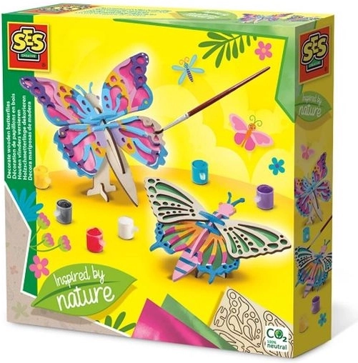 SES Creative décoration de papillons en bois