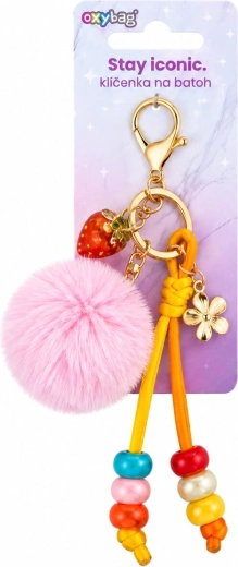 Porte-clés fashion Oxybag fraise