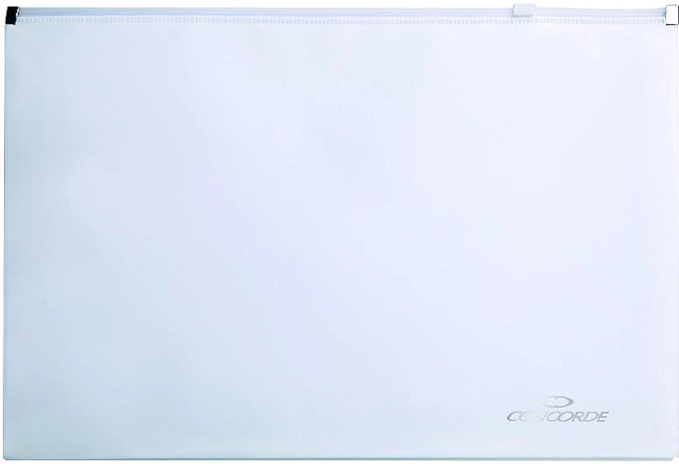 Chemise zippée A4 CONCORDE, blanche