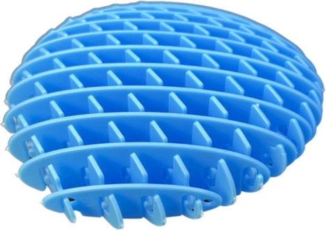 Jouet anti-stress fidget bleu 10 cm