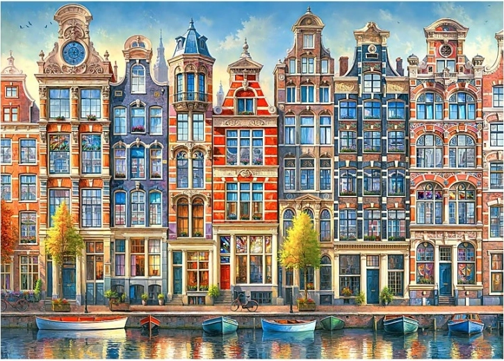 Puzzle Cherry Pazzi Rythme d’Amsterdam 1000 pièces