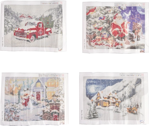 Kit créatif de diamond painting – motifs de Noël