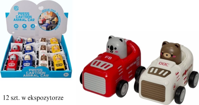 Petite voiture pour tout-petits avec propulsion « press and go » - 1 pièce