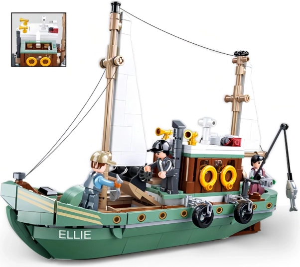 Jeu de construction Bateau de pêche Ellie par Sluban