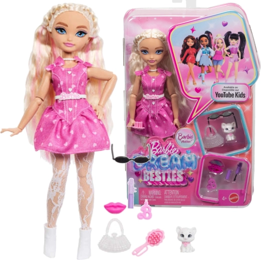 barbie dream besties malibu – poupée mannequin avec accessoires