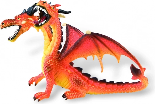Dragon bicéphale orange
