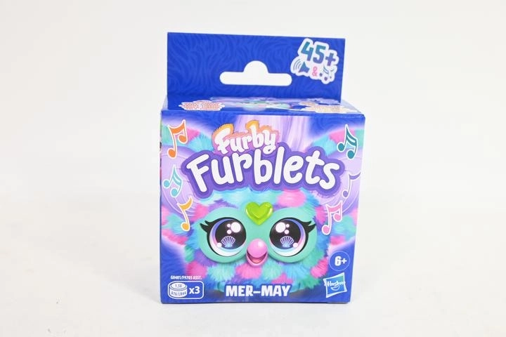 Furby Furblets Mer-May peluche interactive avec clip - 1 pièce