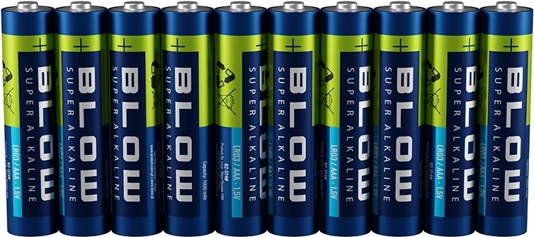 Piles alcalines AAA (LR03) BLOW Super Alkaline – 10 pcs