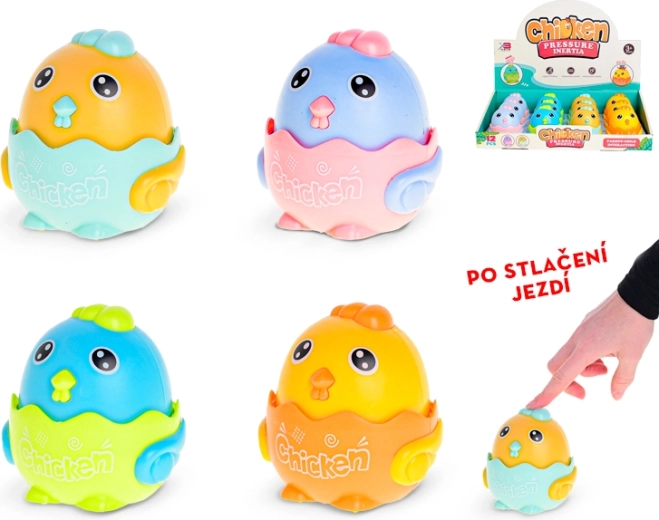 Poussin mobile 7 cm – jouet interactif pour enfants dès 3 ans