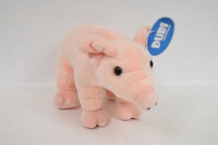 Cochon rose en peluche 22 cm