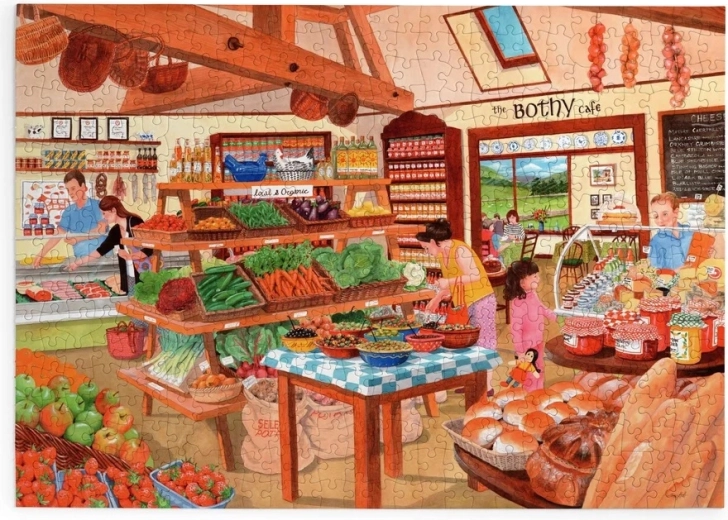 Puzzle L’épicerie fine, 500 grandes pièces