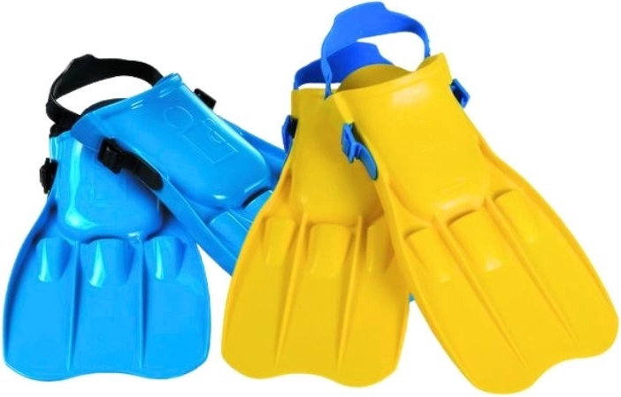 Palmes courtes pour enfants avec sangle réglable