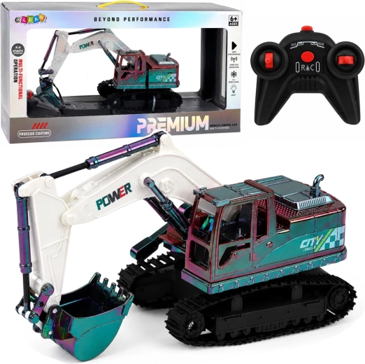 Excavatrice RC à chenilles télécommandée chameleon avec lumières 1:14