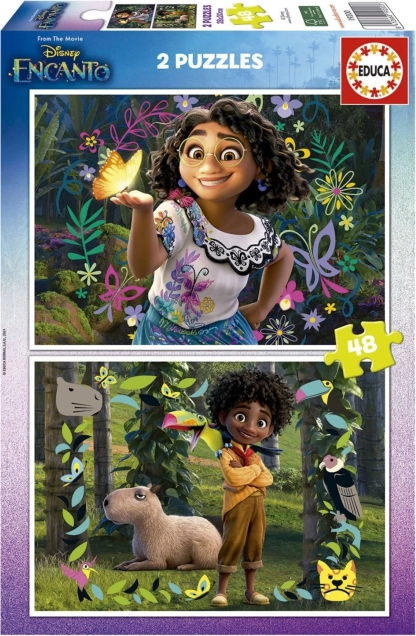 Puzzle Encanto 2x48 pièces