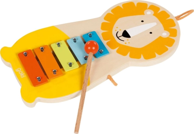 Goki xylophone en forme de lion
