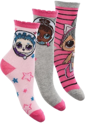 Chaussettes pour enfants LOL Surprise! - 3 paires