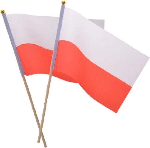 Drapeau textile sur tige