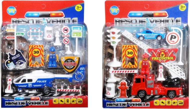 Ensemble de secours routier pour enfants avec lumières et sons