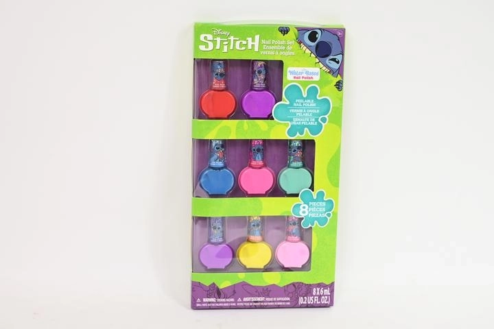 Disney Stitch – coffret de vernis à ongles pour enfants (8 pcs)
