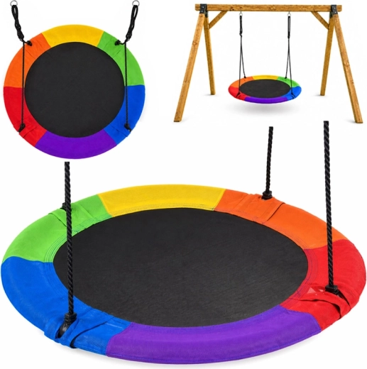 Balançoire ronde « nid de cigogne » 100 cm, charge max. 250 kg