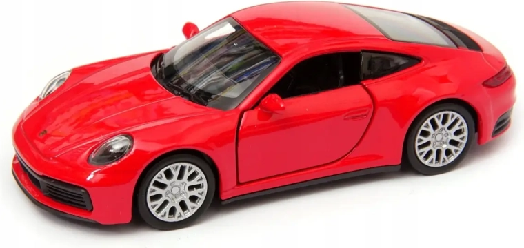 Modèle en métal Welly Porsche 911 Carrera 4S 1:34 rouge