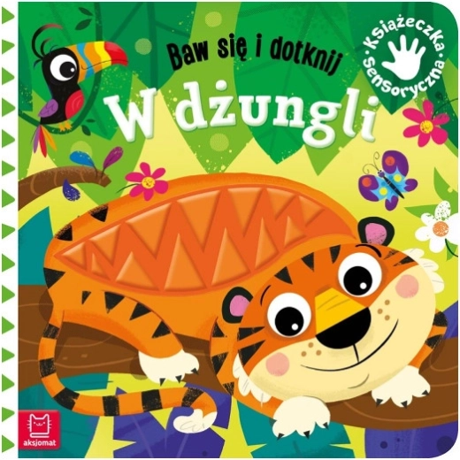 Joue et touche : dans la jungle – livre sensoriel pour enfants