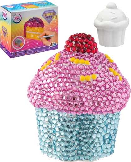 Peinture diamant 3D Grafix cupcake - 1 pièce