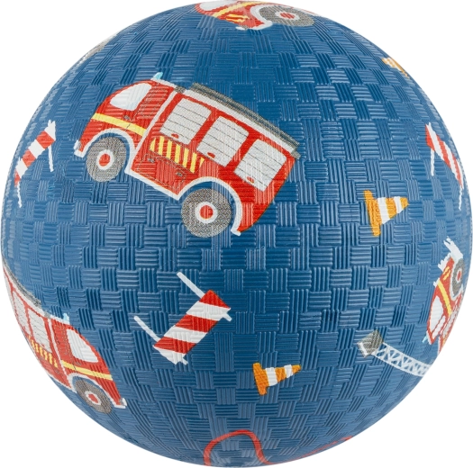 Ballon pour enfants Pompiers 17 cm en caoutchouc naturel Sigikid