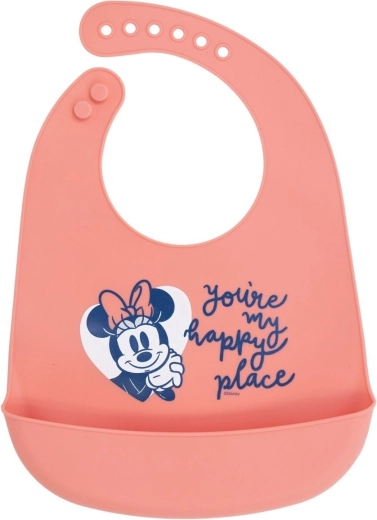 Bavoir en silicone STOR Minnie