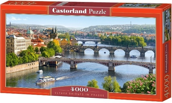Puzzle Les ponts sur la Vltava à Prague