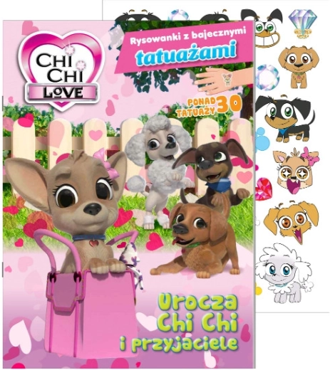Chi Chi Love coloriages avec tatouages féeriques, tome 1