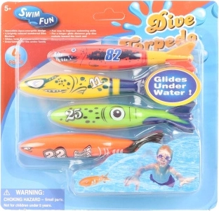 Fusées de plongée aquatiques pour enfants – set de 4 pièces